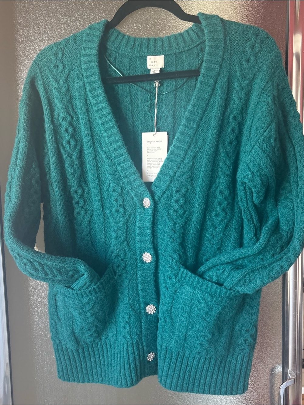 Women's A New Day Green Cardigan
Sweater Size XS